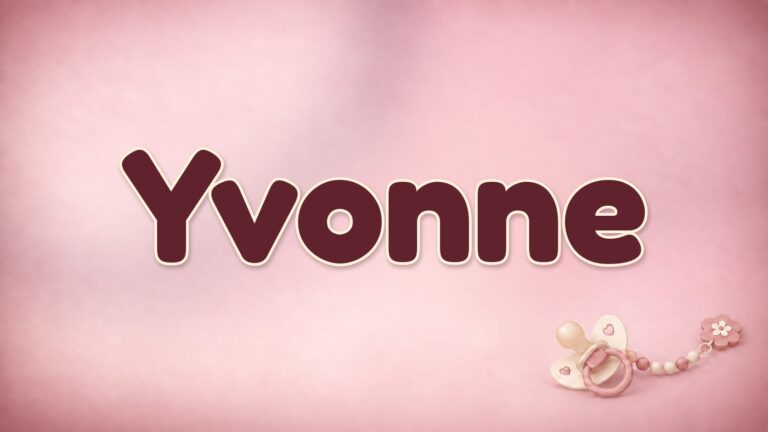 Vorname Yvonne auf der Bildvorlage der Babynamenserie