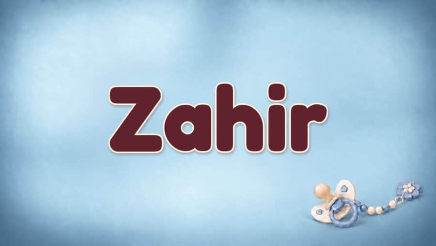 Zahir: Bedeutung, drei arabische Namensformen und die wichtige Originalschrift