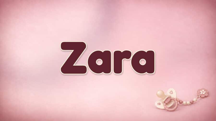 Zara: Bedeutung, verschiedene Namenswurzeln und der Unterschied zu Sarah