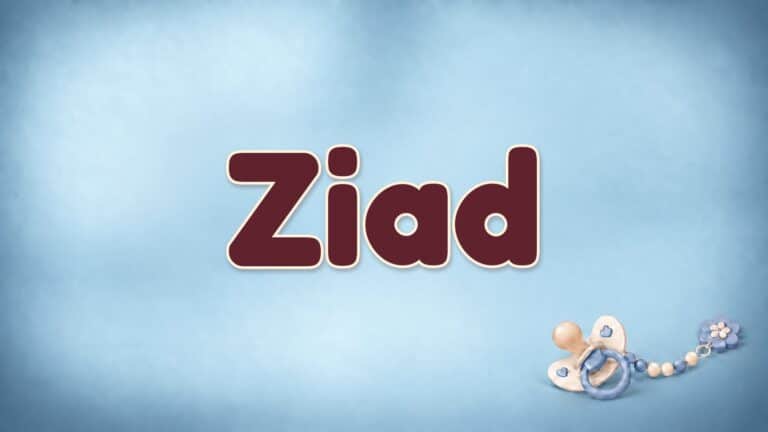 Vorname Ziad auf der Bildvorlage der Babynamenserie