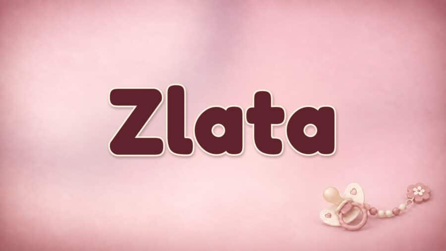 Zlata: Bedeutung „die Goldene“, slawische Herkunft und verwandte Formen