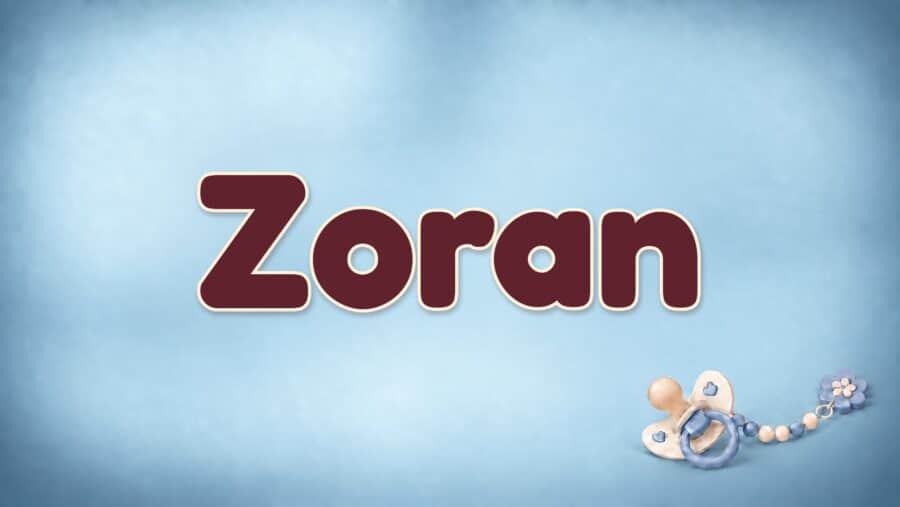 Zoran: Bedeutung, südslawische Herkunft und die Verbindung zur Morgenröte